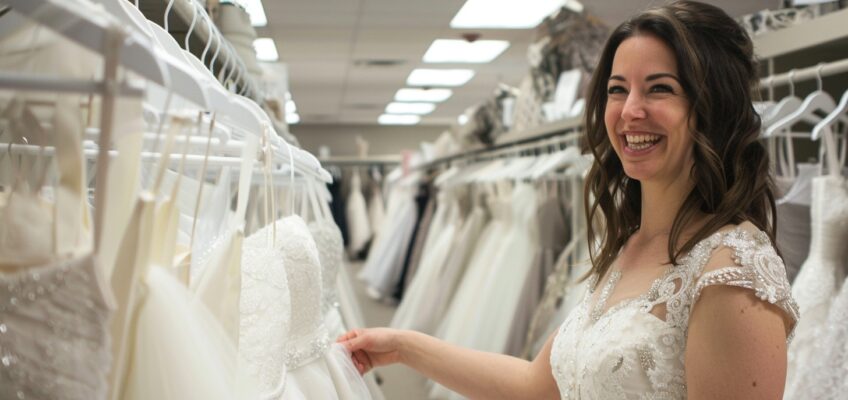 bride dress shopping