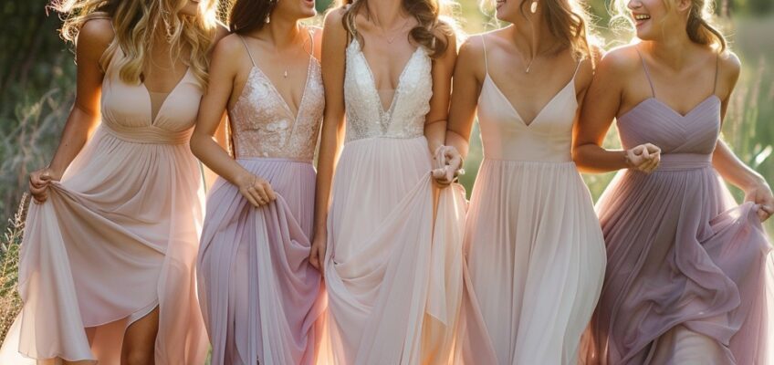 joyful bridesmaids